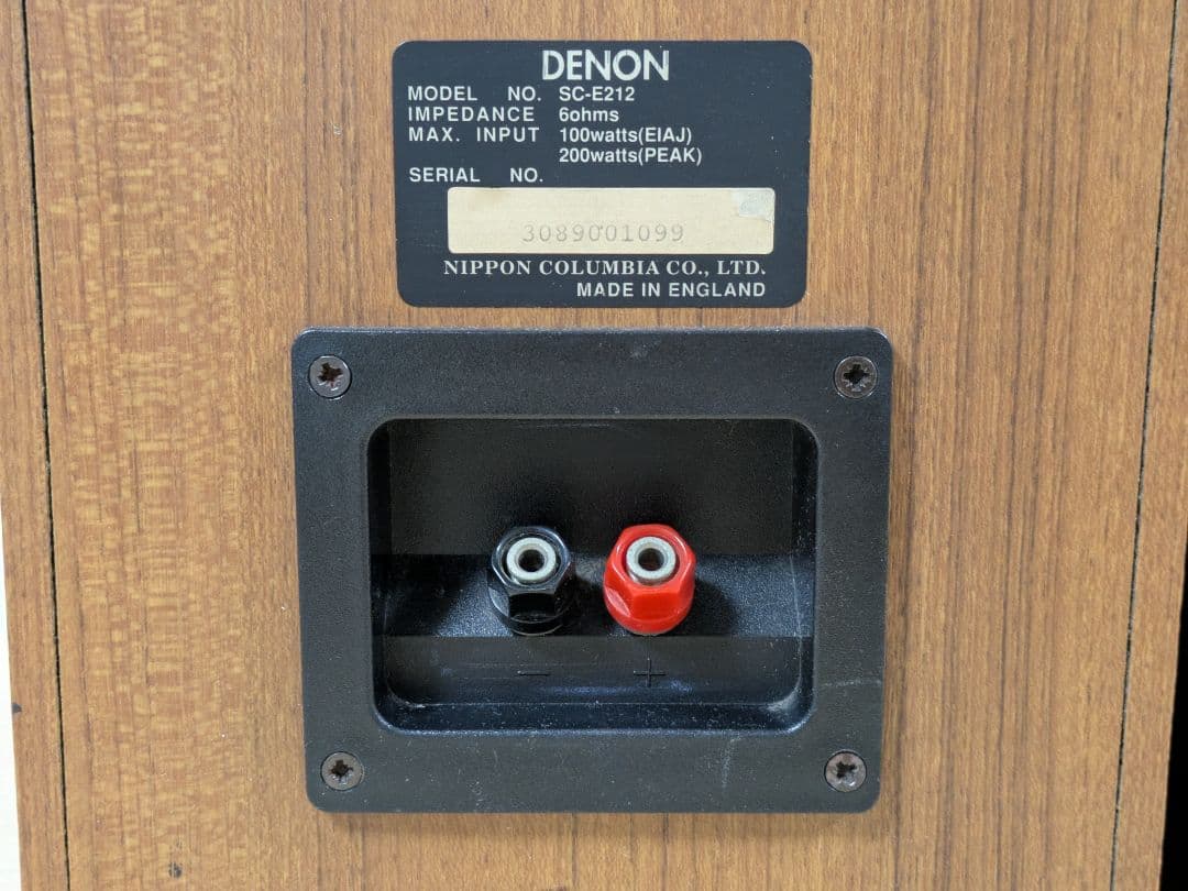 DENON イギリス製 SC-E212　本日21時頃に取下げますねm(_ _)m