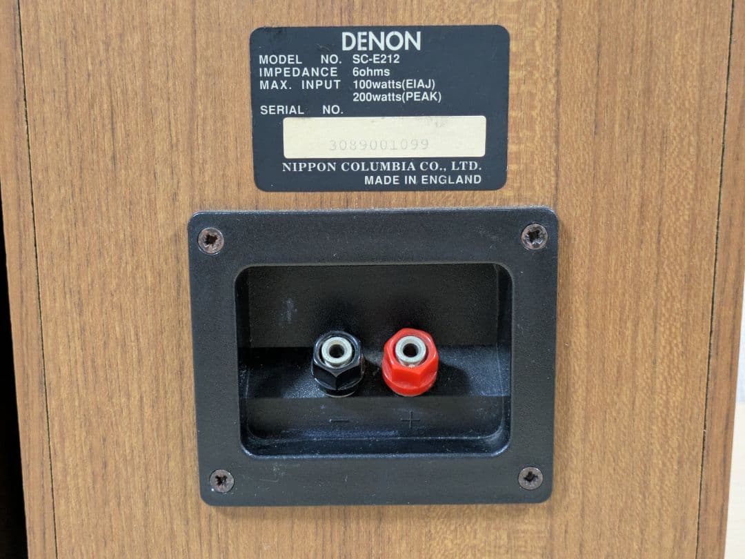 DENON イギリス製 SC-E212　本日21時頃に取下げますねm(_ _)m