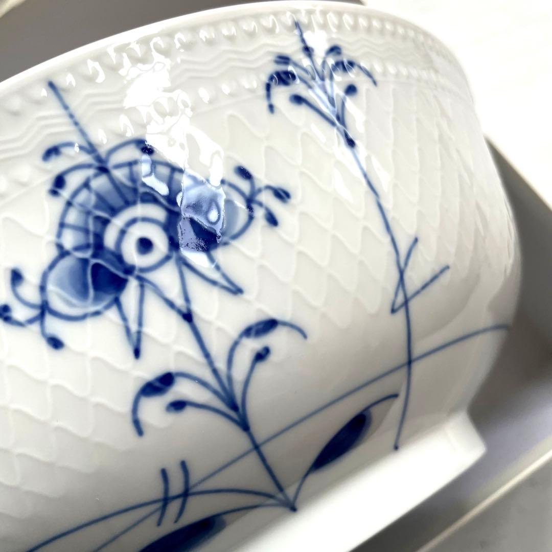 新品 ブランド箱入り ロイヤルコペンハーゲン ブルーパルメッテボウルL 22cm