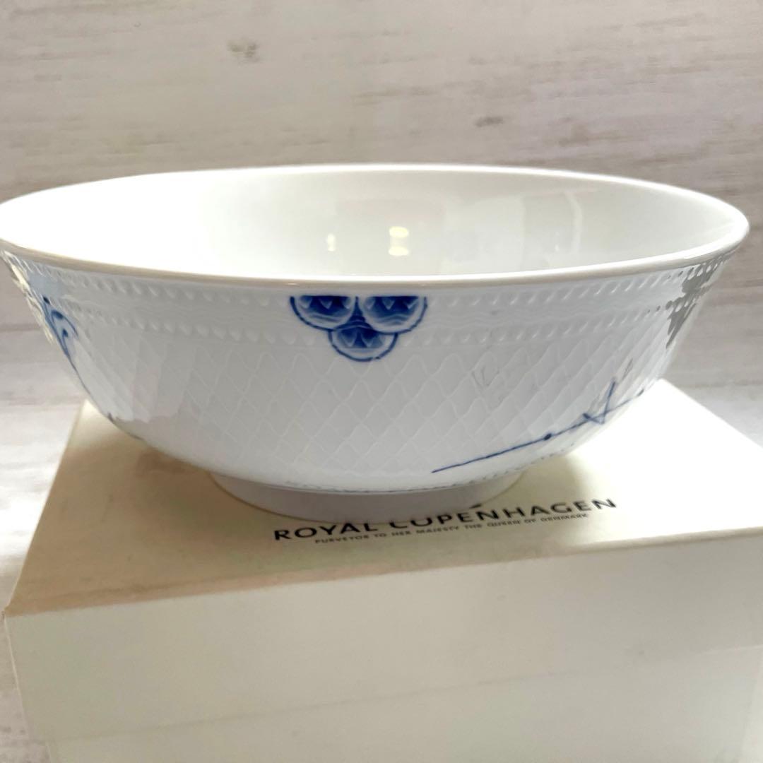 新品 ブランド箱入り ロイヤルコペンハーゲン ブルーパルメッテボウルL 22cm