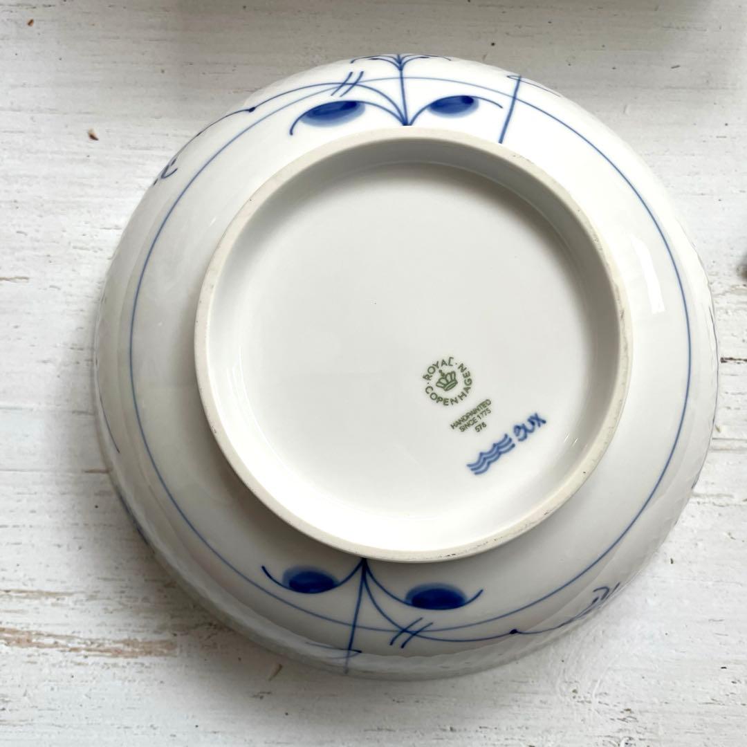 新品 ブランド箱入り ロイヤルコペンハーゲン ブルーパルメッテボウルL 22cm