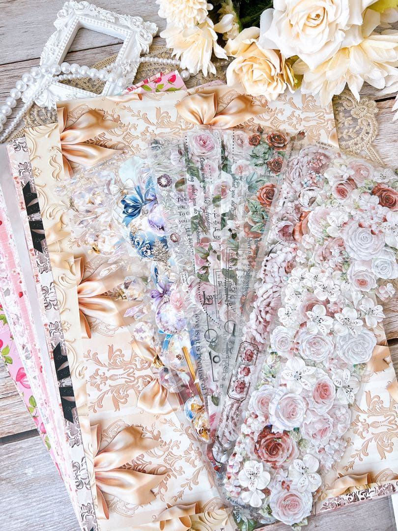 おすそ分けセット 紙モノ コラージュ 立体コラージュ BOX