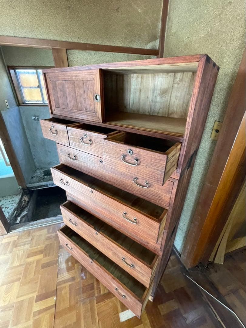 [送料込み]古家具 桐Tansu Japanese antique