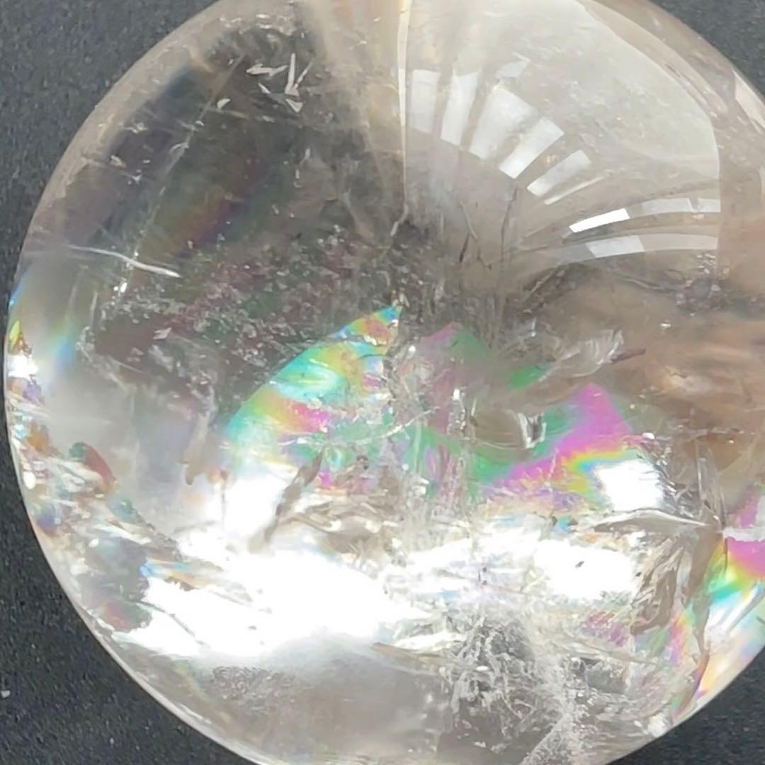 温感水晶 77.0mm 激レアスフィア クリスタル 台座付き 天然石 浄化