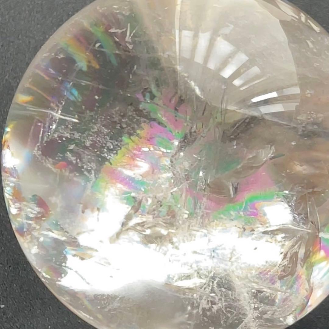 温感水晶 77.0mm 激レアスフィア クリスタル 台座付き 天然石 浄化