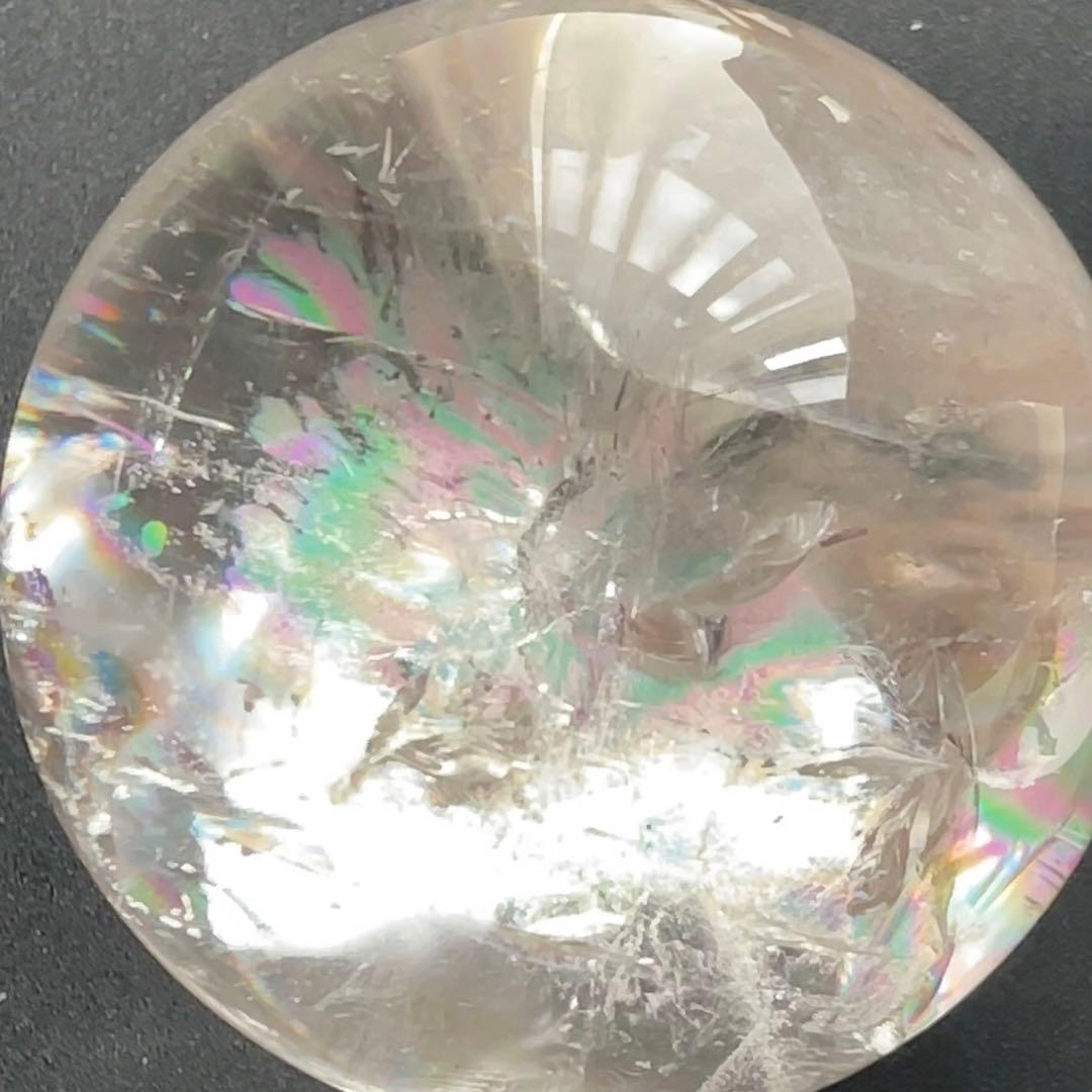 温感水晶 77.0mm 激レアスフィア クリスタル 台座付き 天然石 浄化