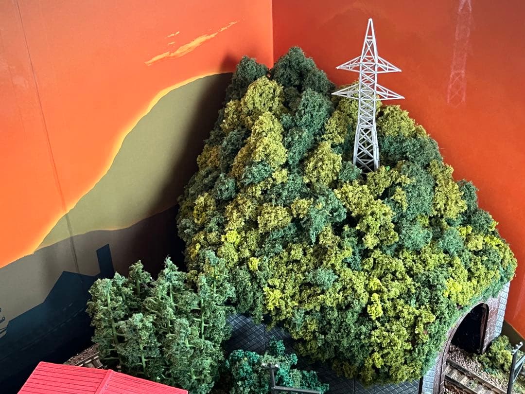 昭和の鉄道模型をつくる　ジオラマ完成品　高品質アクリルケース台　パワーパック付き