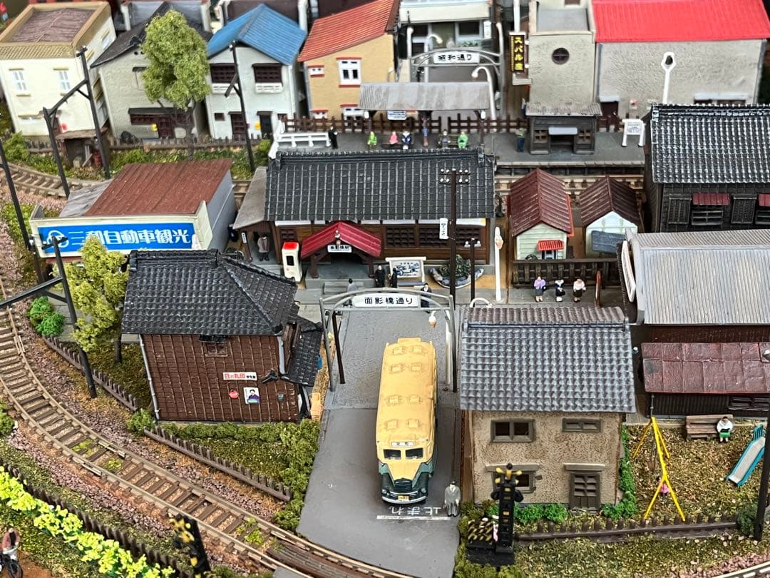 昭和の鉄道模型をつくる　ジオラマ完成品　高品質アクリルケース台　パワーパック付き