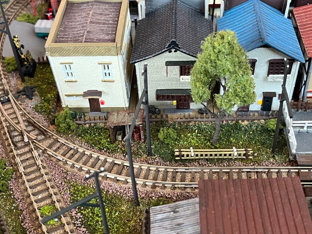 昭和の鉄道模型をつくる　ジオラマ完成品　高品質アクリルケース台　パワーパック付き
