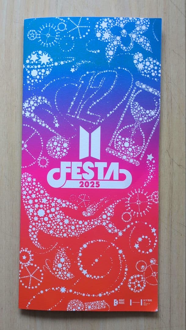 ☆BTS FESTA 2025 ARMY特典トレカ7枚セット&パンフレットセット