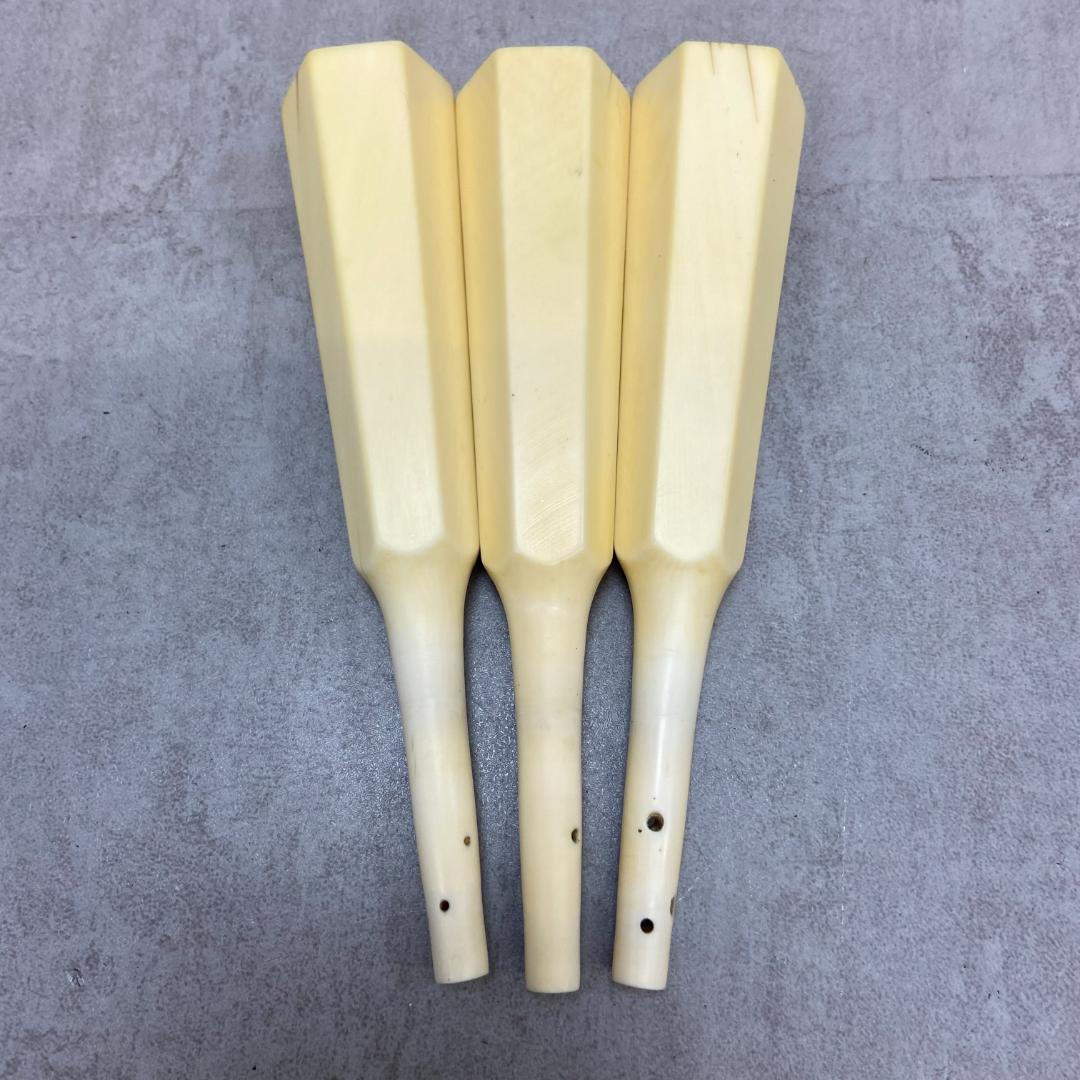 最高級品　津軽三味線用　糸巻き3本　和楽器　太棹　素六　全長約137mm