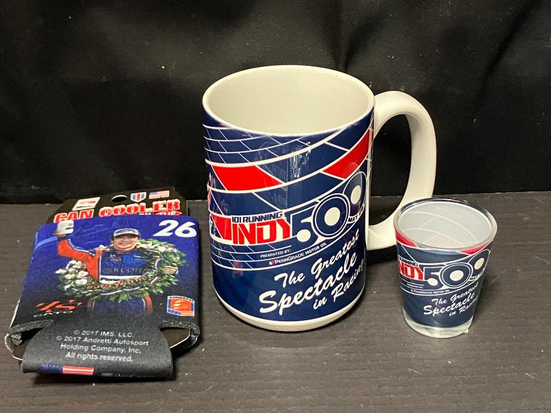 佐藤琢磨 インディ500関連グッズ16点 2020年優勝記念ミルクボトル　