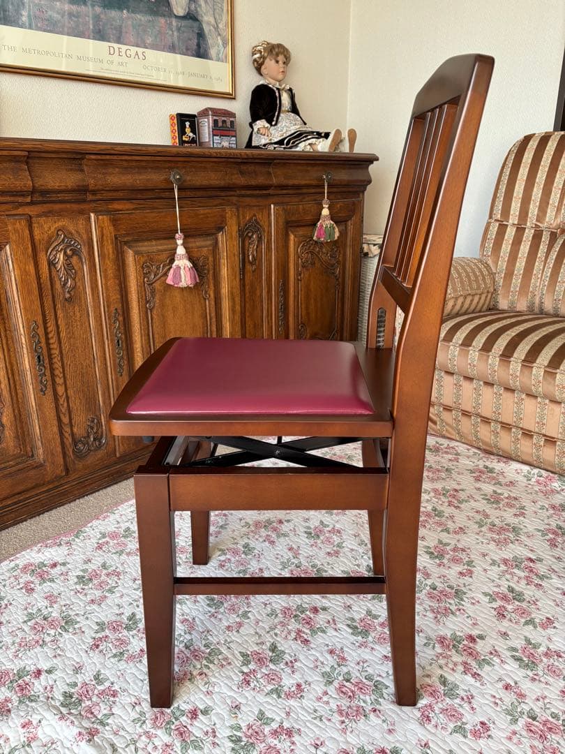 PEACOCK(吉澤) ピアノ椅子　高低自在椅子