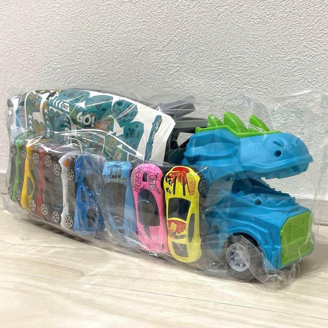 トラック おもちゃ 恐竜 組み立て 建設車両 車 プラモデル レール 未開封