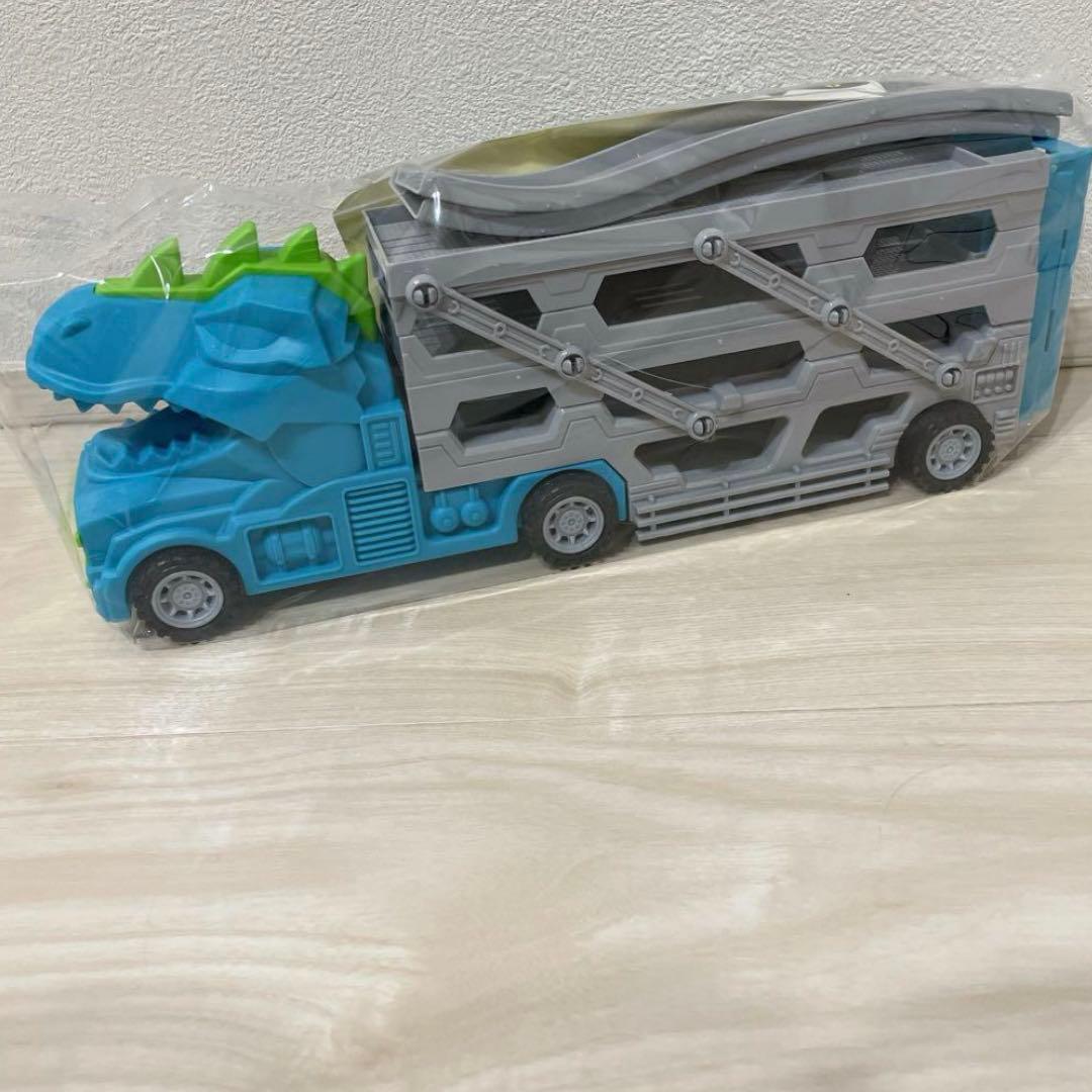 トラック おもちゃ 恐竜 組み立て 建設車両 車 プラモデル レール 未開封