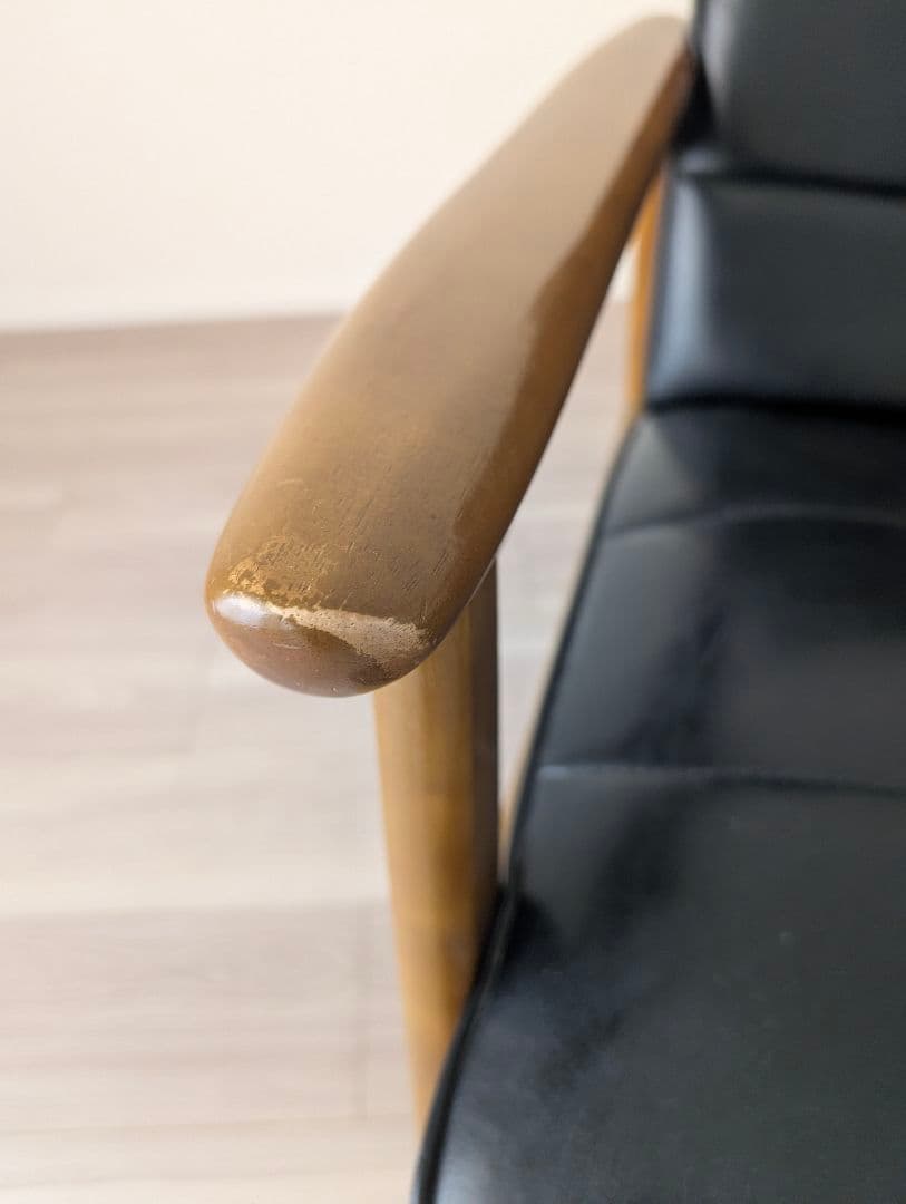 【カリモク60】Kチェア1シーター幅65cm W36140 スタンダードブラック