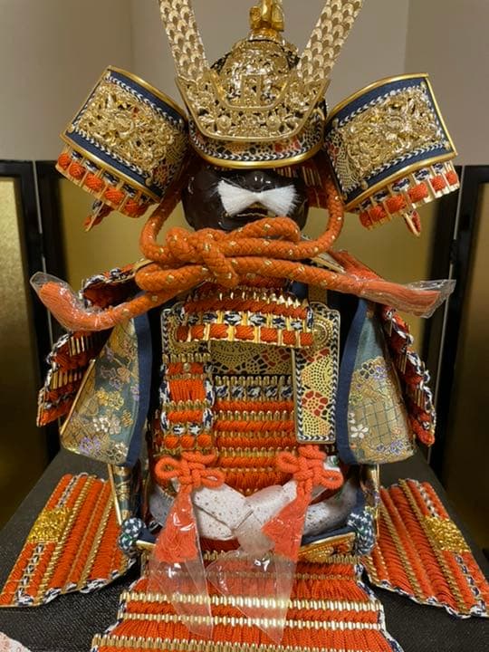 鎧兜　5月人形　兜　金箔