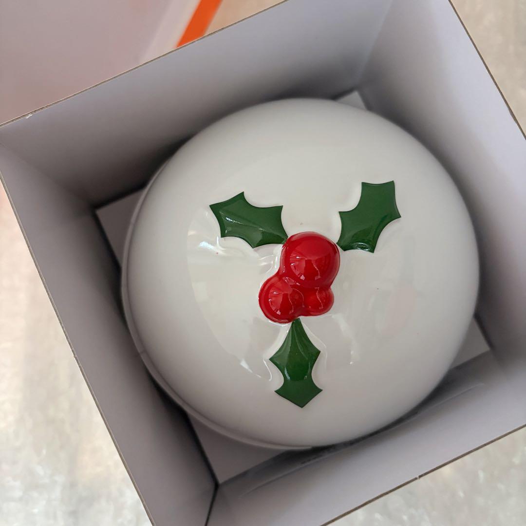 ルクルーゼ クリスマス　プディングディッシュ