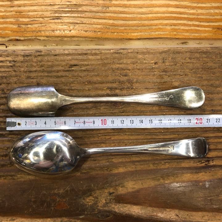 マッピン&ウェッブ　スプーン5本　プラス1本オマケ　イギリス　銀P  古道具