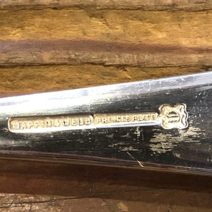 マッピン&ウェッブ　スプーン5本　プラス1本オマケ　イギリス　銀P  古道具