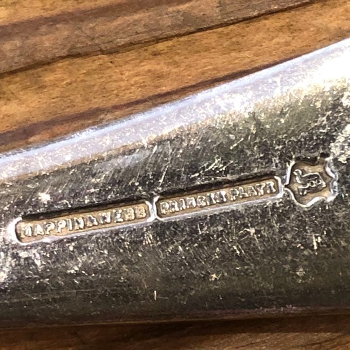 マッピン&ウェッブ　スプーン5本　プラス1本オマケ　イギリス　銀P  古道具