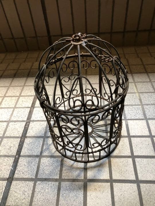 イギリス製アンティーク飾り籠