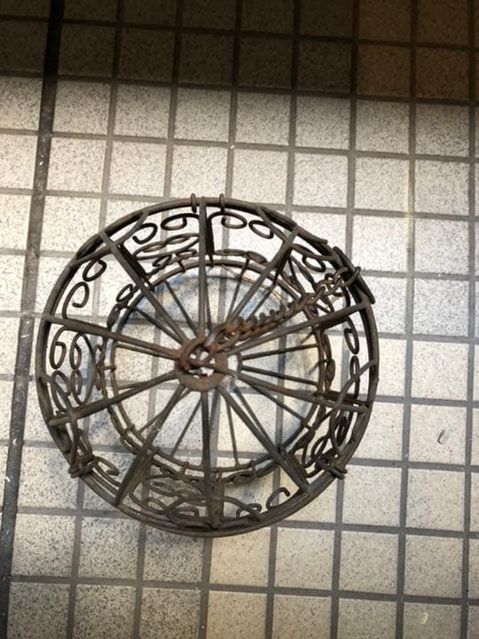 イギリス製アンティーク飾り籠