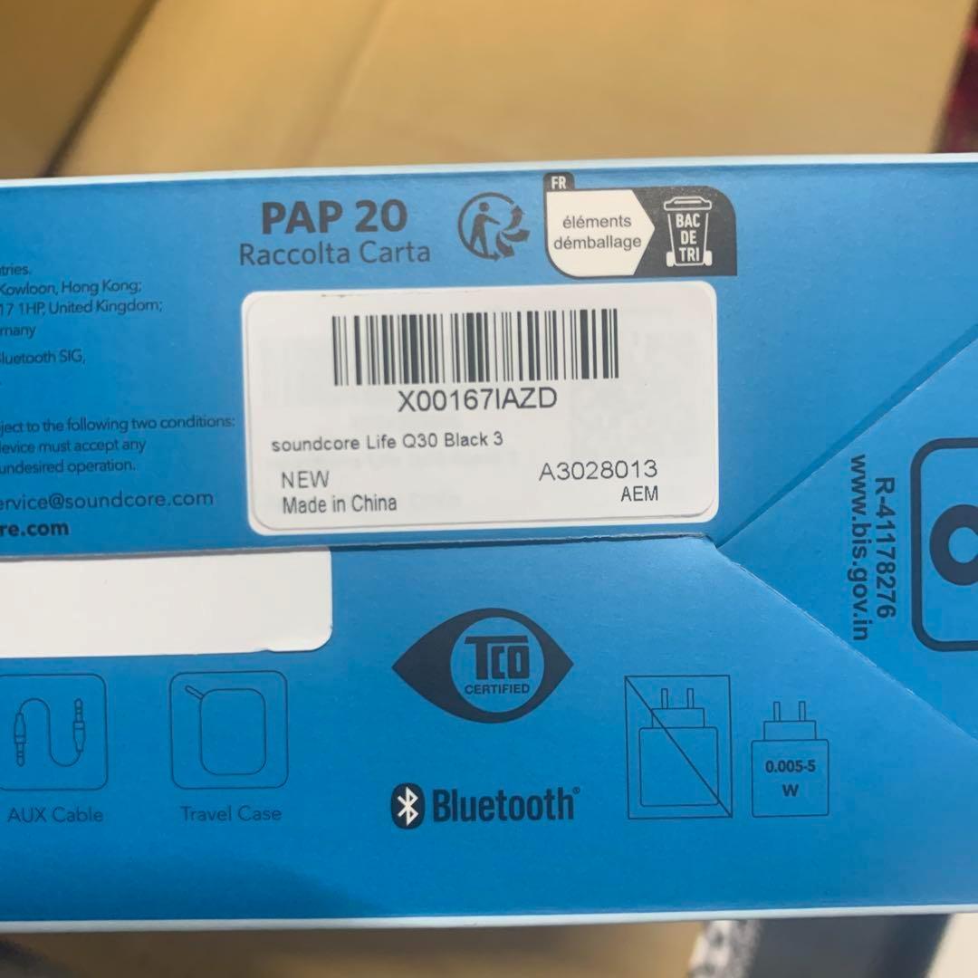 【新品・未開封】Anker Soundcore Life Q30 A3028