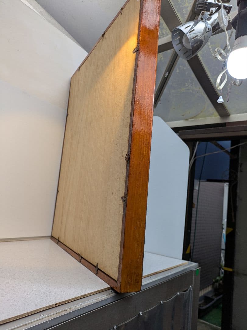 ☆b697、純金鍍金24KGP保証　虎（トラ） 額縁　金属工芸　 風水 金運