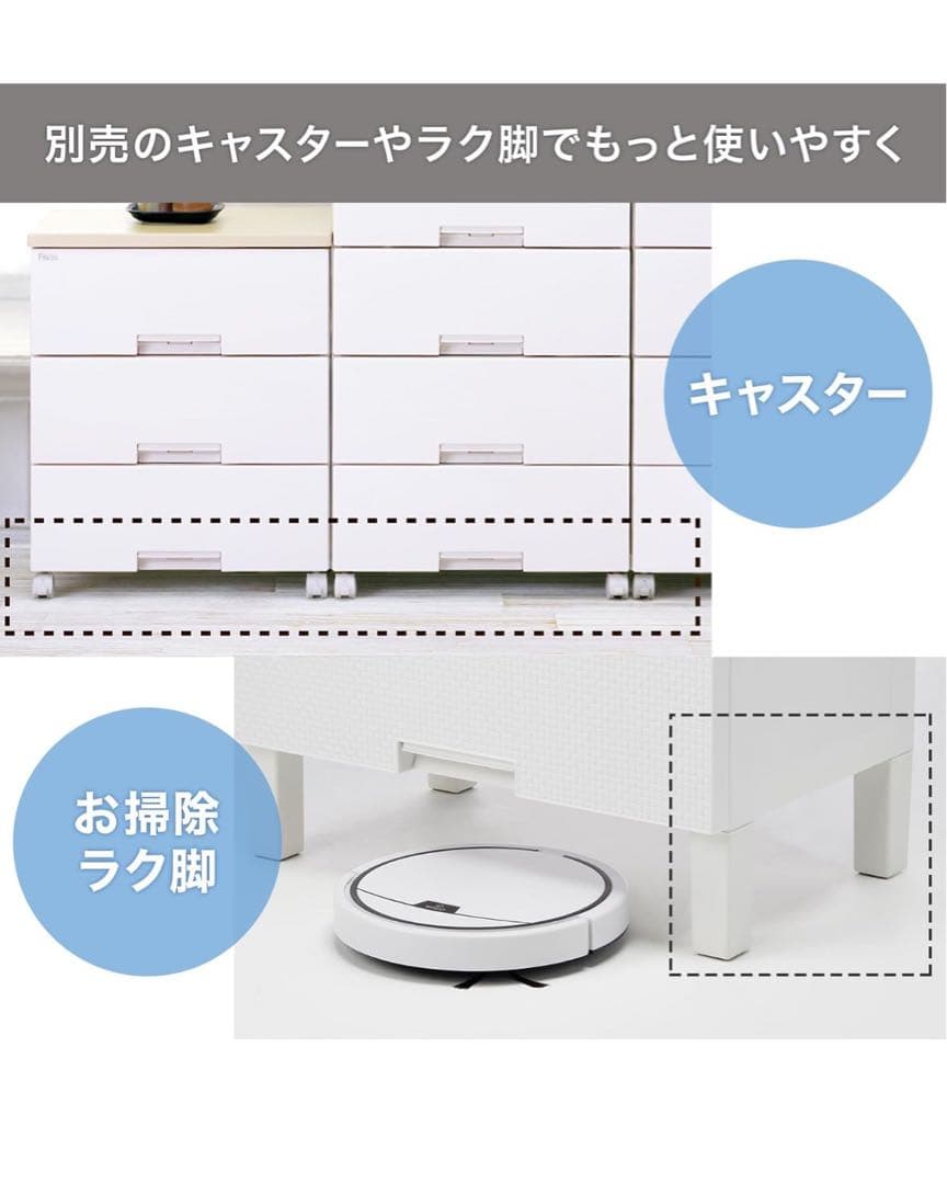 天馬（Fits）衣類収納ケース 5段 幅65cm✖️奥行き41cm✖️高さ105cm