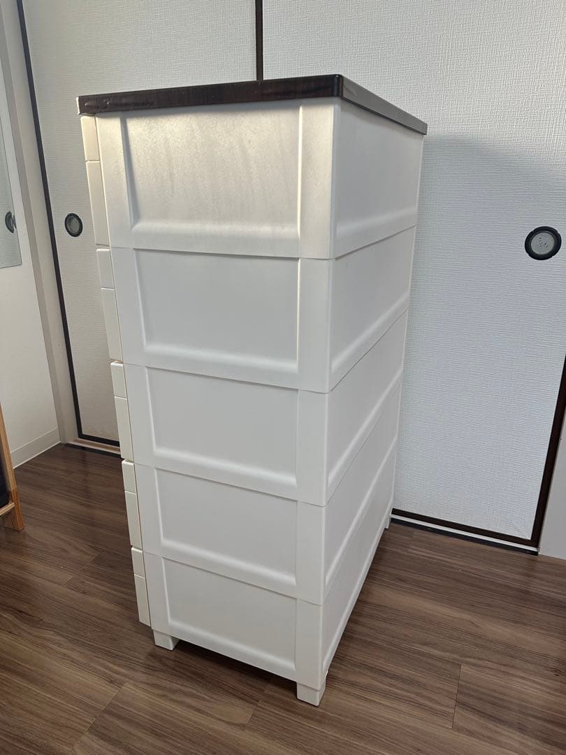 天馬（Fits）衣類収納ケース 5段 幅65cm✖️奥行き41cm✖️高さ105cm