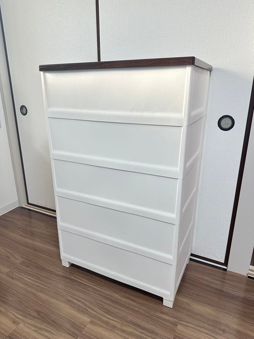 天馬（Fits）衣類収納ケース 5段 幅65cm✖️奥行き41cm✖️高さ105cm