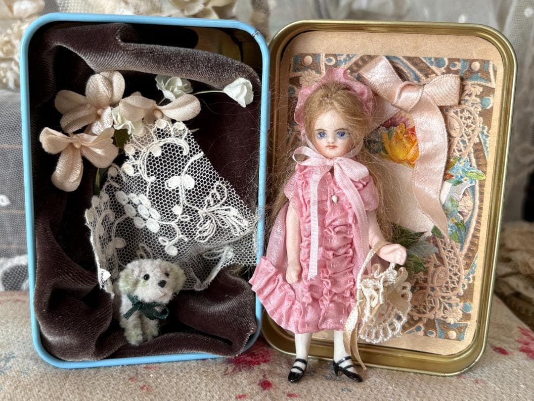 ✨期間限定✨プチフレンチミニョネットセット　ビスクドール　ミニョネット　リプロ