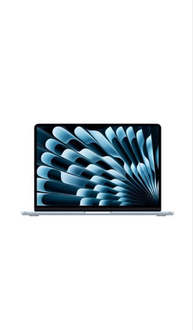 【美品】MacBook Air 13インチ M4 256GB スカイブルー 即納