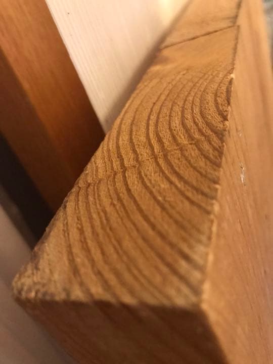 木製無垢　作業天板　反り歪み　古材現状渡し　DIY