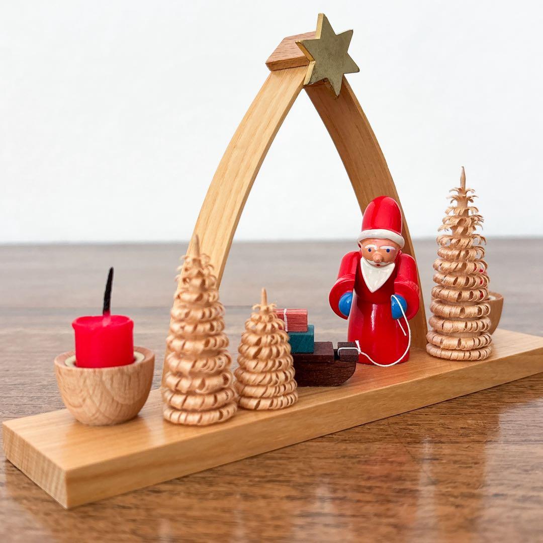 【ドイツ Ullrichザイフェン・星のアーチ・キャンドルスタンド】ヴィンテージ