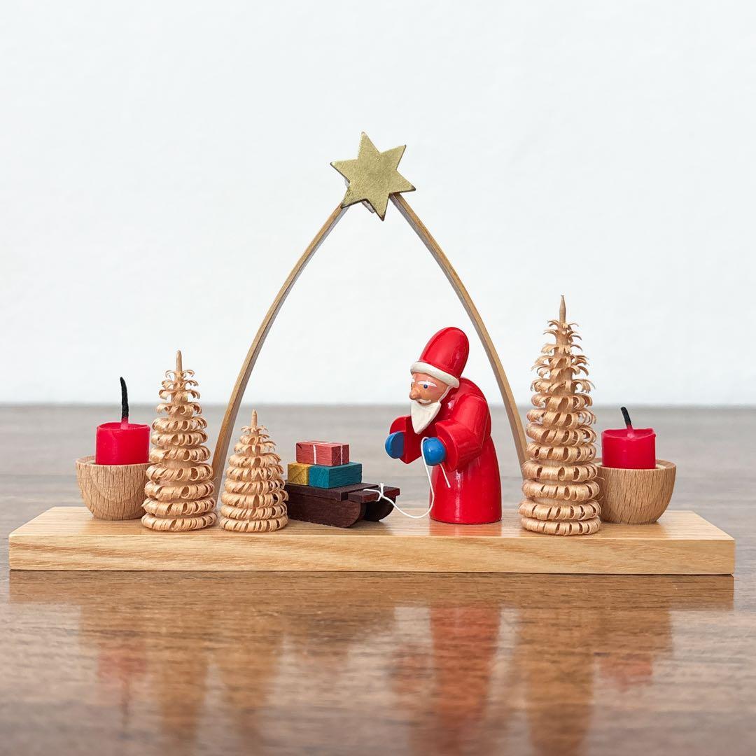 【ドイツ Ullrichザイフェン・星のアーチ・キャンドルスタンド】ヴィンテージ