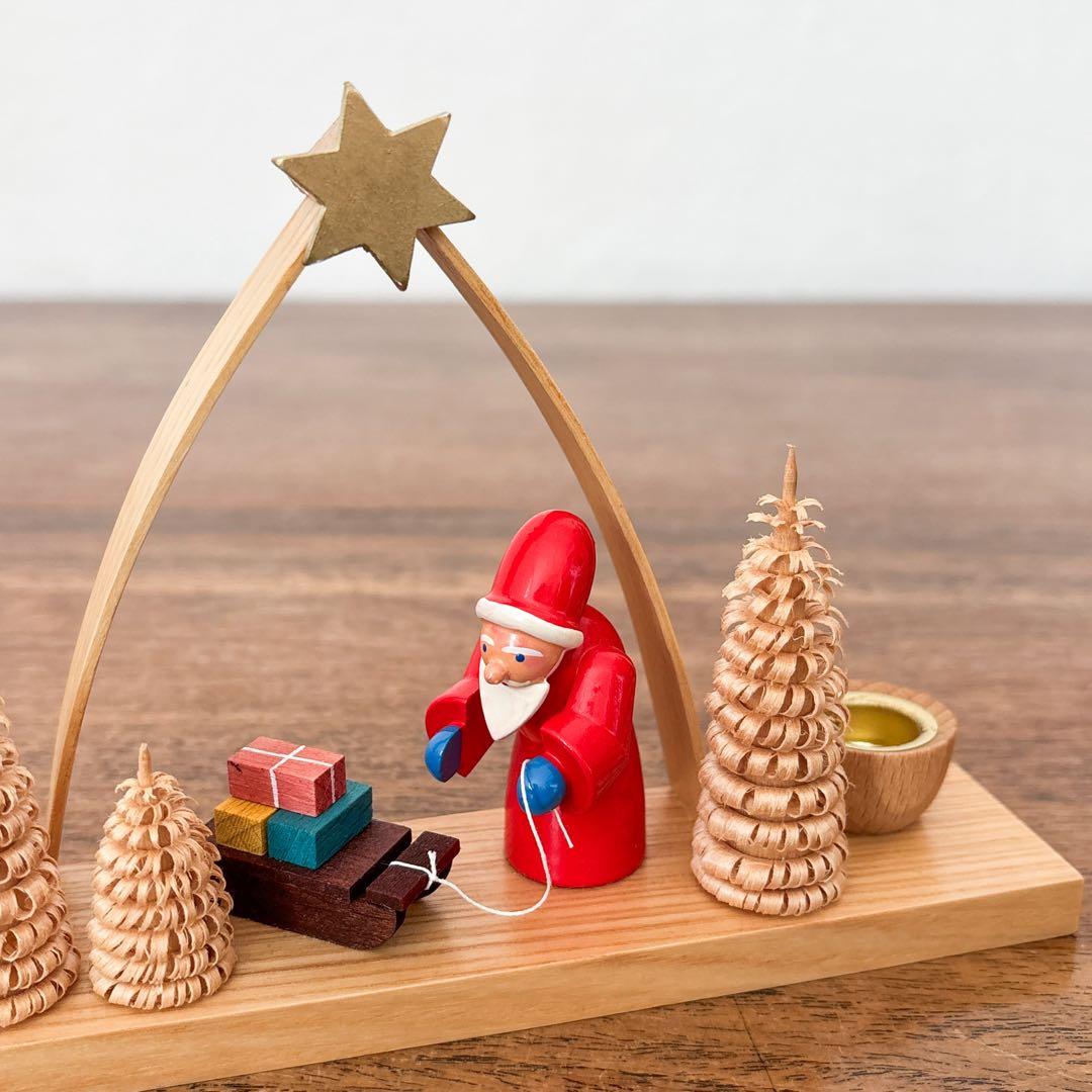 【ドイツ Ullrichザイフェン・星のアーチ・キャンドルスタンド】ヴィンテージ