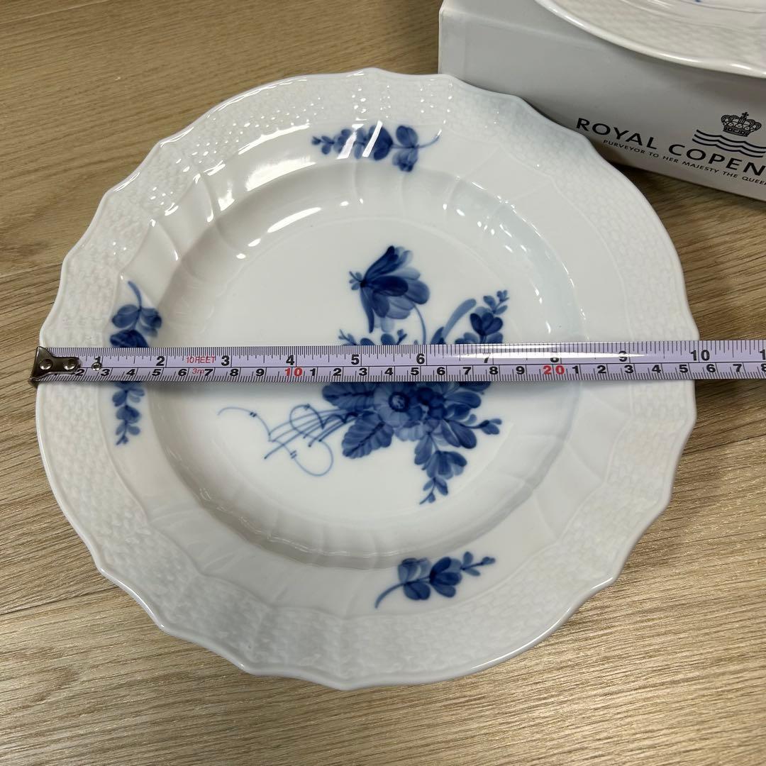 お値下げ中   25㌢ ブルーフラワーカーブ ペア