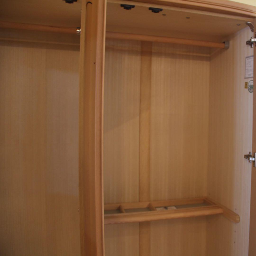 値下げ！高級　婚礼家具　国産洋服ダンス　ナラ材　 展示未使用品