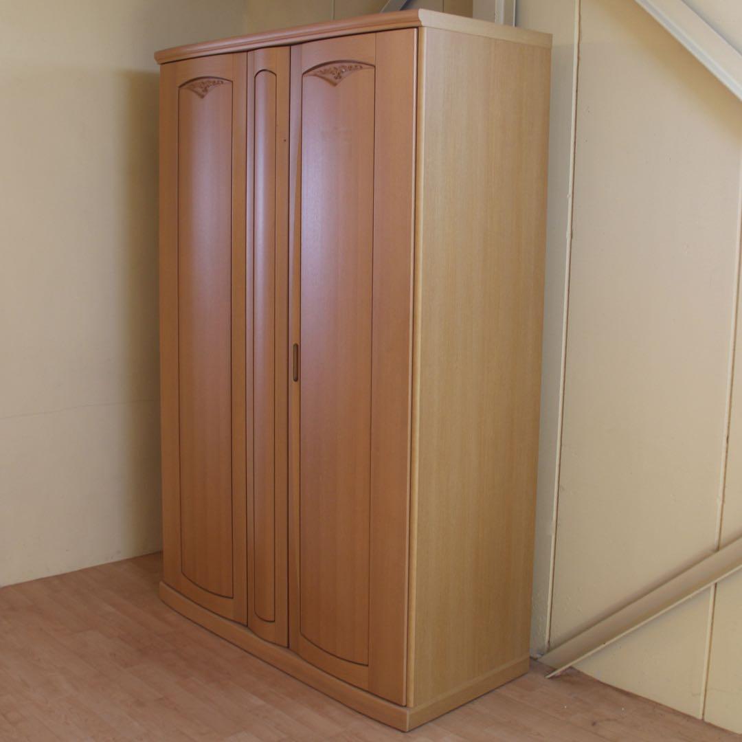 値下げ！高級　婚礼家具　国産洋服ダンス　ナラ材　 展示未使用品