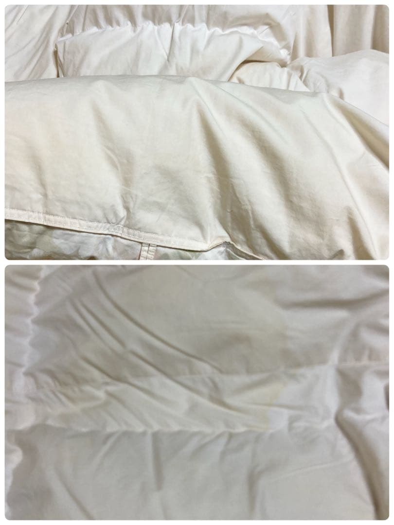 【ハンガリー産ホワイトグースダウン】羽毛&肌掛け ダブルサイズ 2枚セット