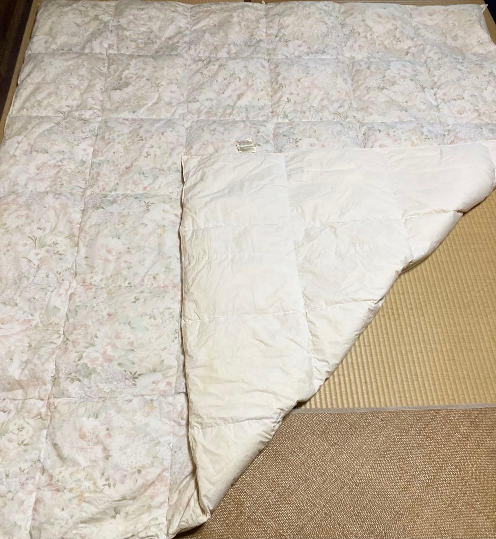 【ハンガリー産ホワイトグースダウン】羽毛&肌掛け ダブルサイズ 2枚セット