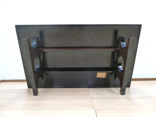 輪島塗 漆塗り 座卓 W1500×D900×H340mm 天然木 ちゃぶ台 机