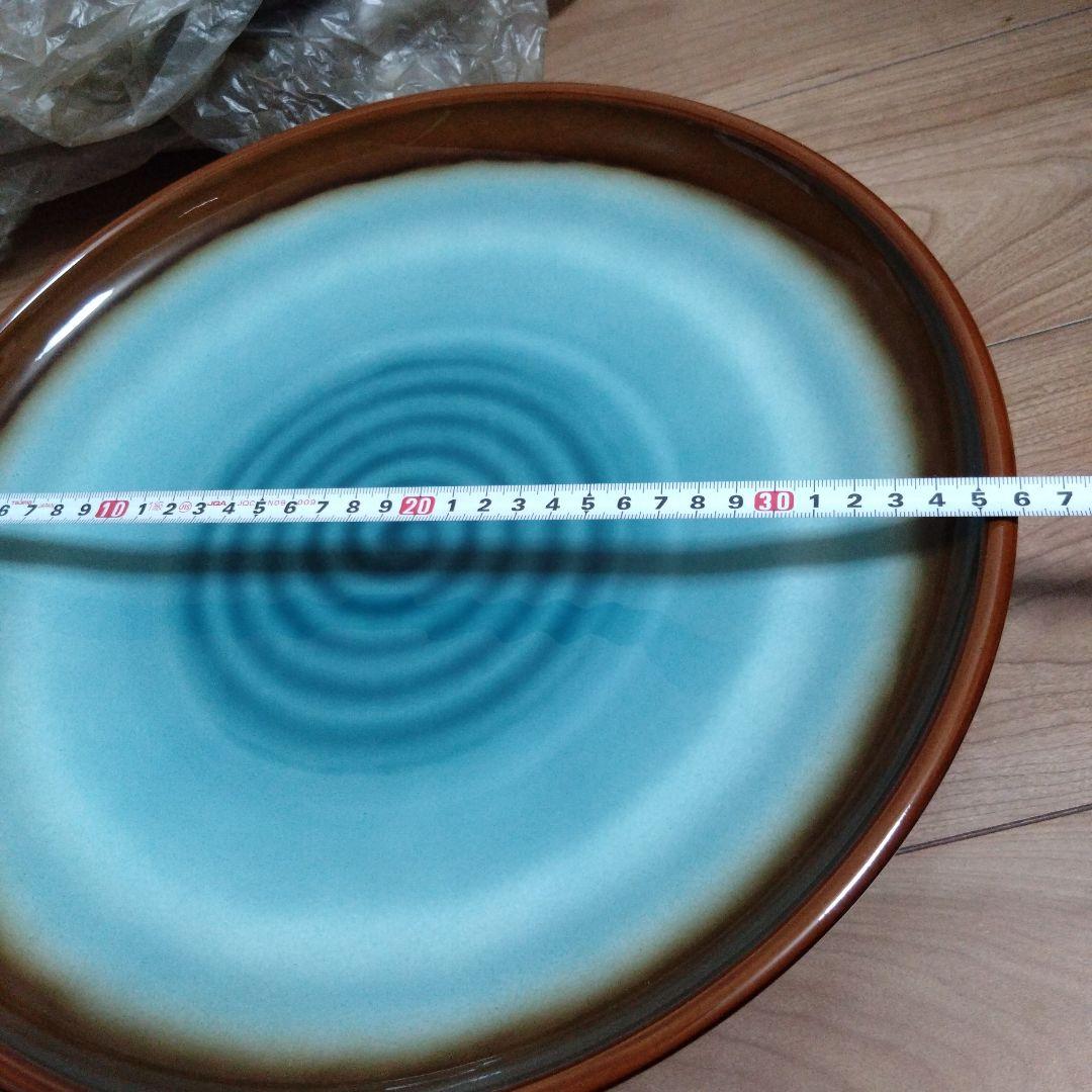 錦盛皿 清流塗 尺2寸　3ケ