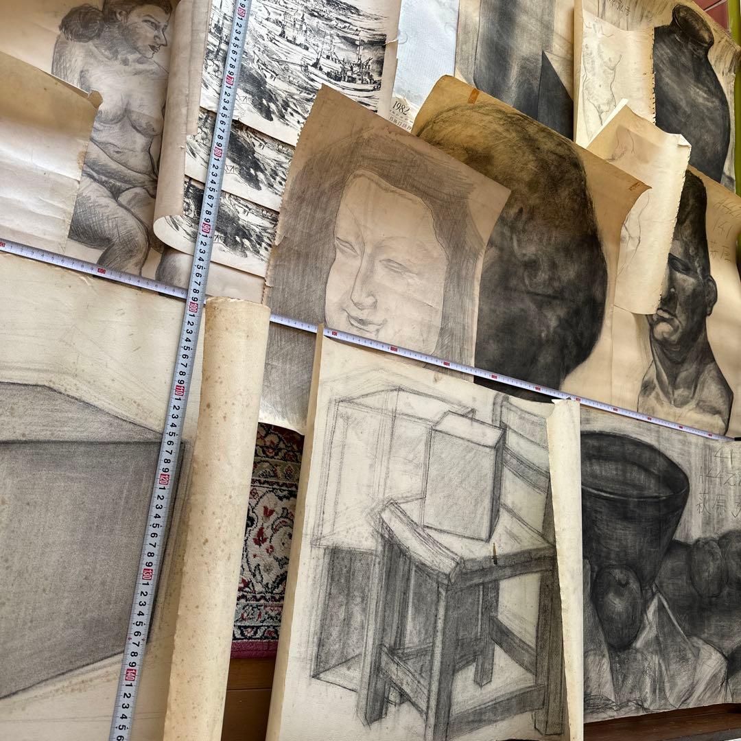 幻の女流画家、萩原弘子のデッサンとスケッチです。