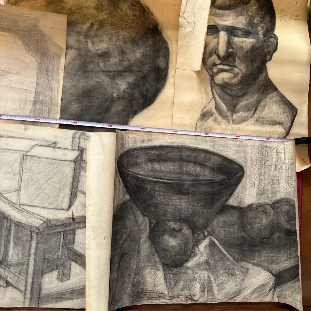 幻の女流画家、萩原弘子のデッサンとスケッチです。