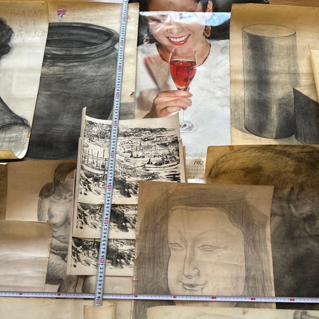 幻の女流画家、萩原弘子のデッサンとスケッチです。