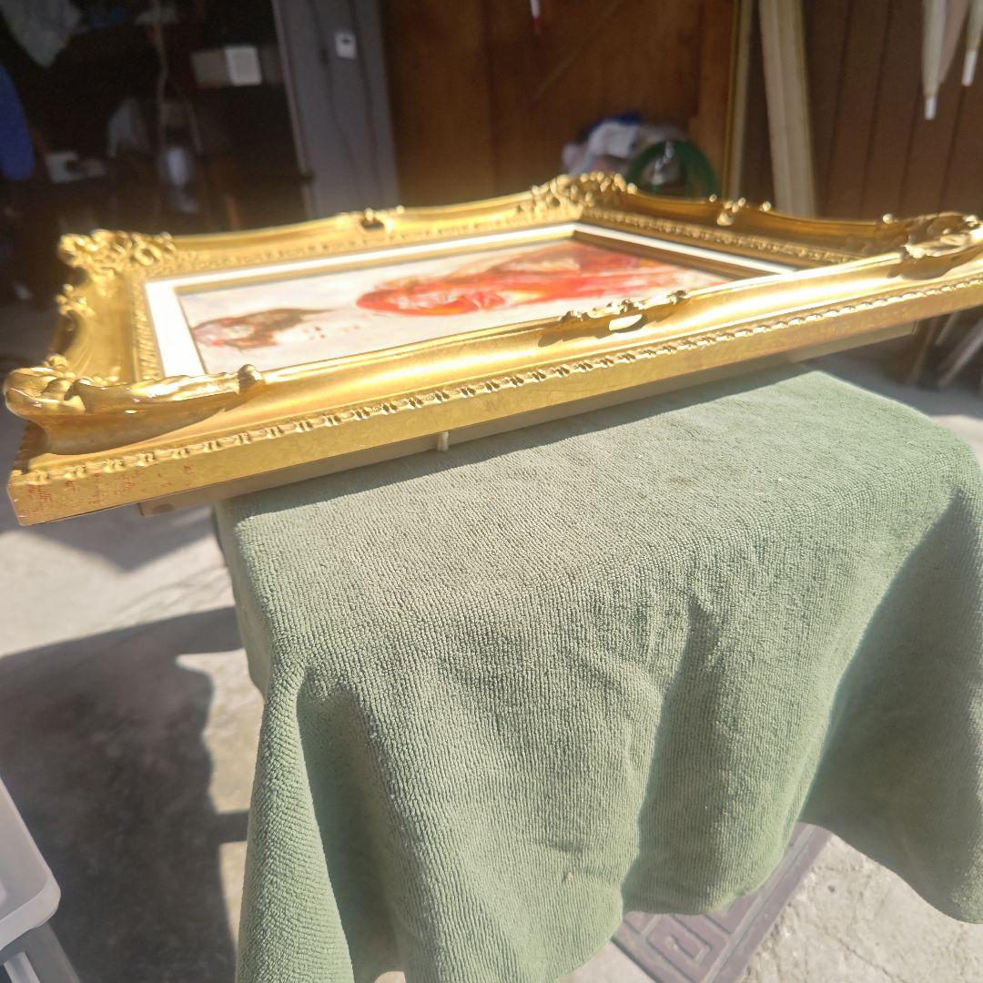 肉筆画　【少女】　直筆サインあり　写実画 舞妓I