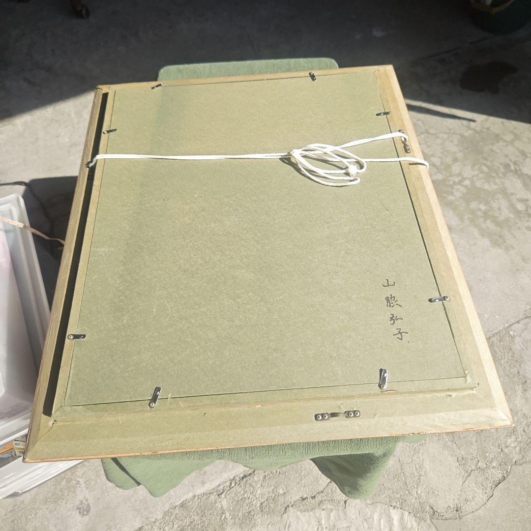 肉筆画　【少女】　直筆サインあり　写実画 舞妓I